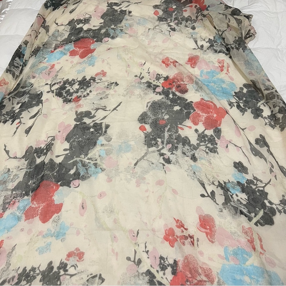 Floral Scarf - Picture 2 of 4